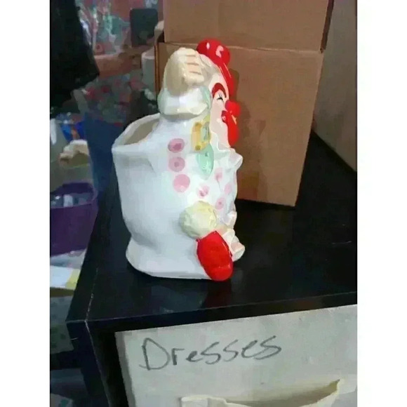 "NAPCO" Adorable Vintage Napcoware CIRCUS CLOWN‎ Vase Planter Made in JAPAN - Picture 5 of 7